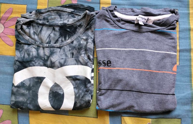 Pack of 2 Graphic T-shirts for girls