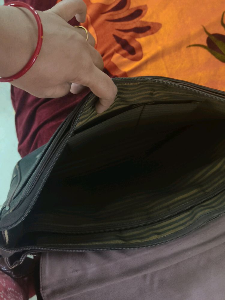 Leather Ka Laptop Bag