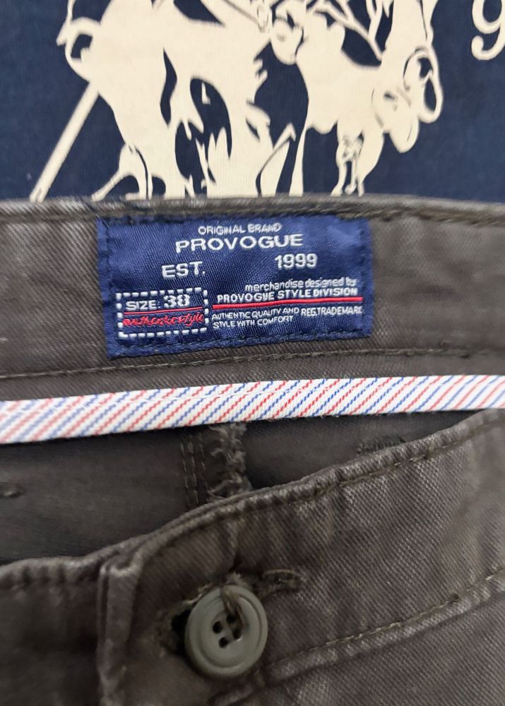 Provogue Men's Grey Chinos