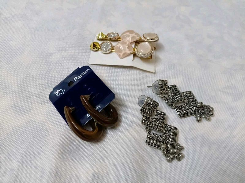 Earrings &amp; Hair Clips Bundle