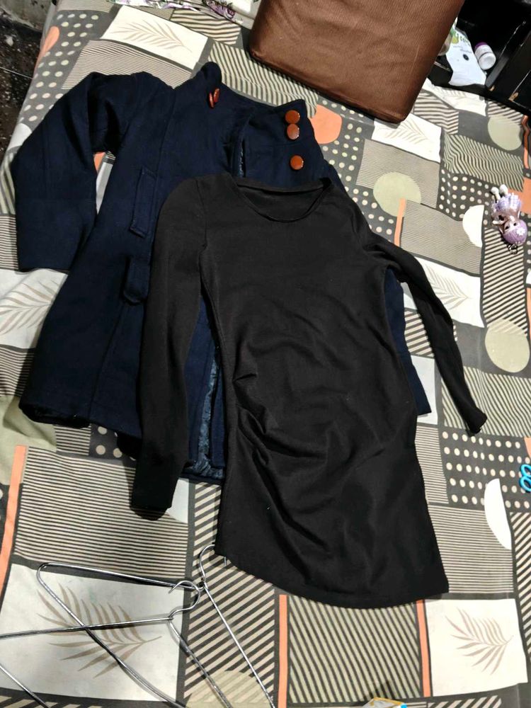 Stylish Dress free with  winter Coat