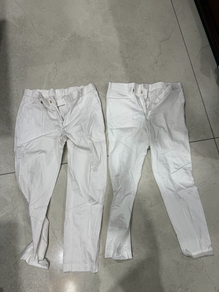 Raymond White Tailored Ethnic Poona Pants