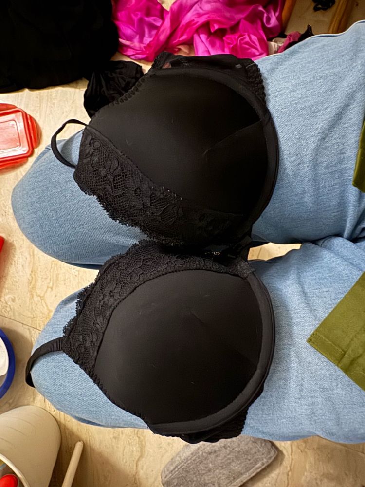 Minimal Lace Black M&amp;S Bra
