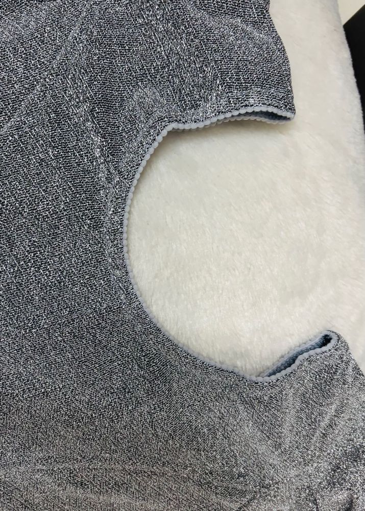 Sparkling Silver Blouse
