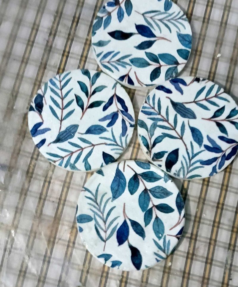Set of 4 Decorative Coasters