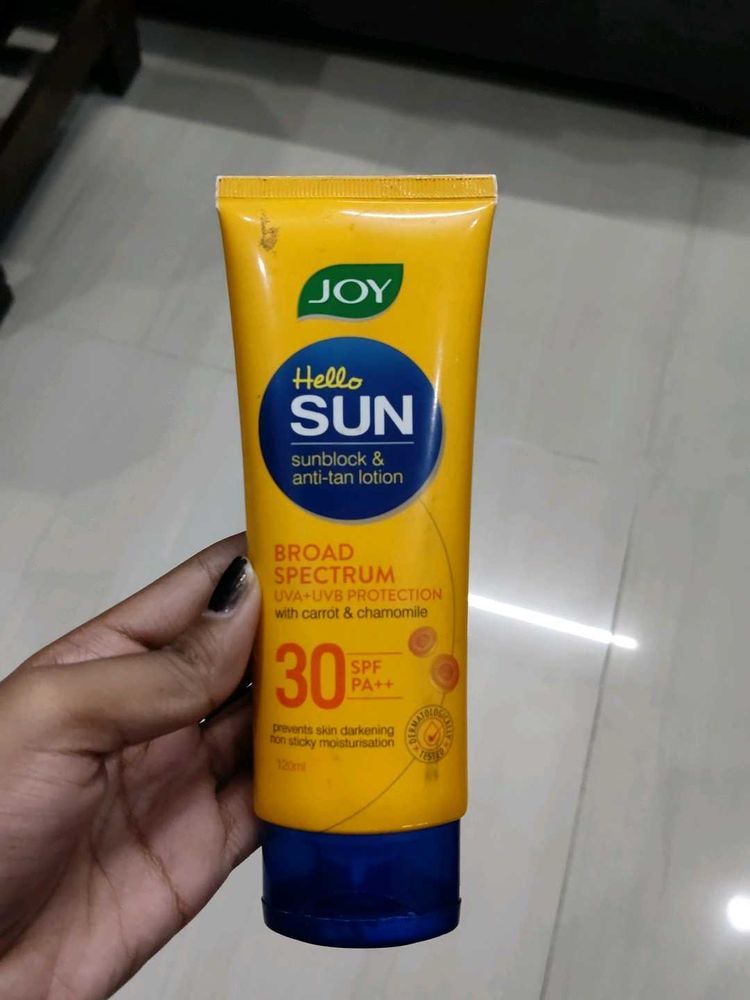 Joy hello sun sunscreen