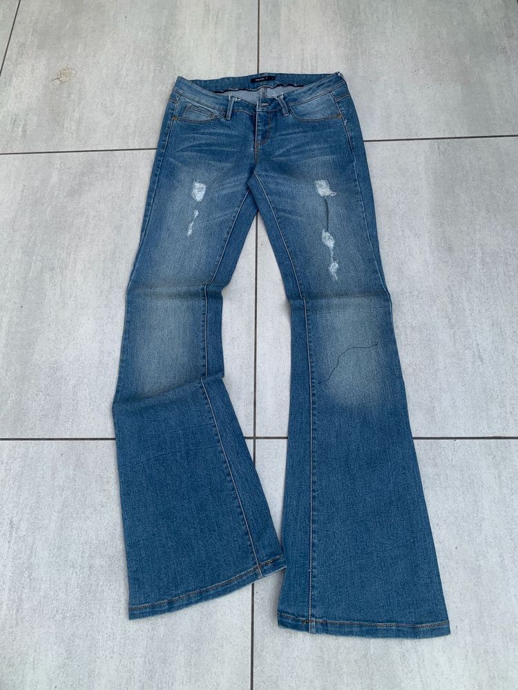 low rise bootcut jeans