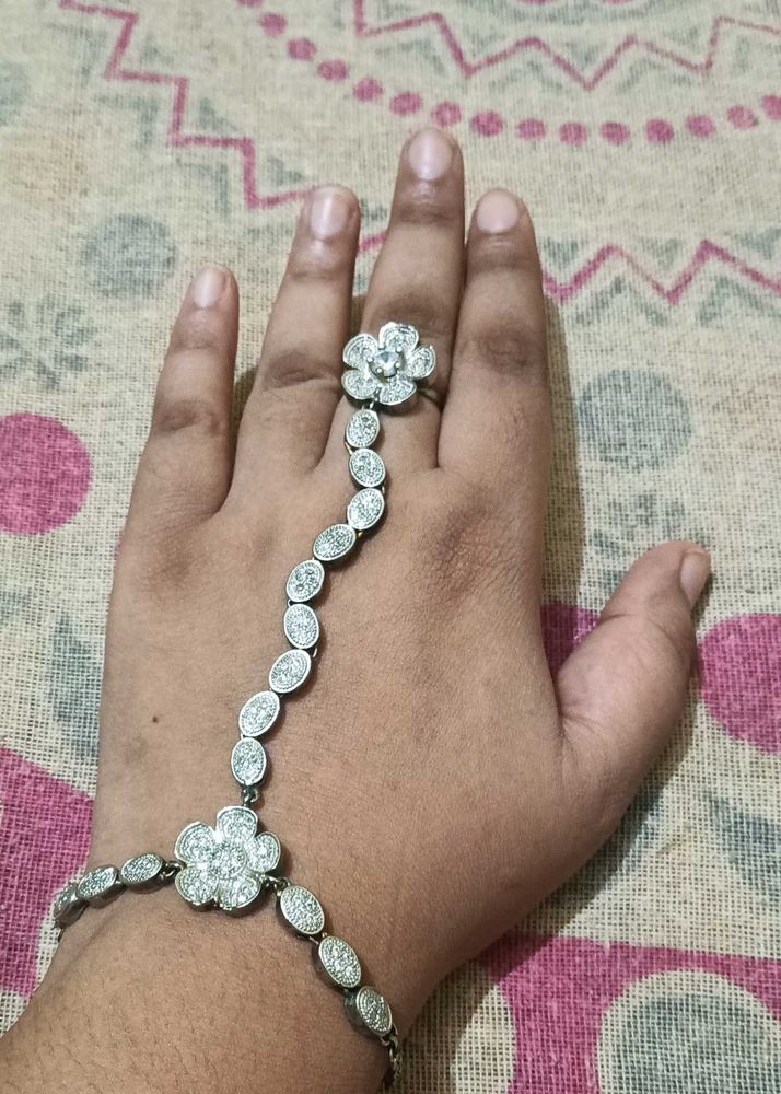 Stunning Floral Hand Harness