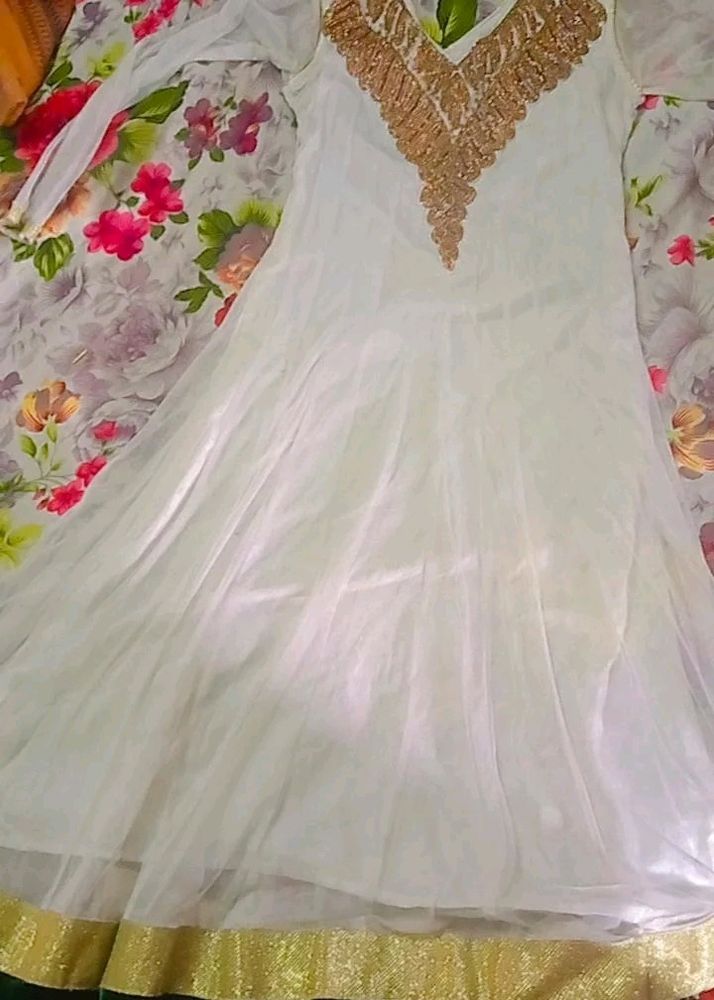 White Net Gown