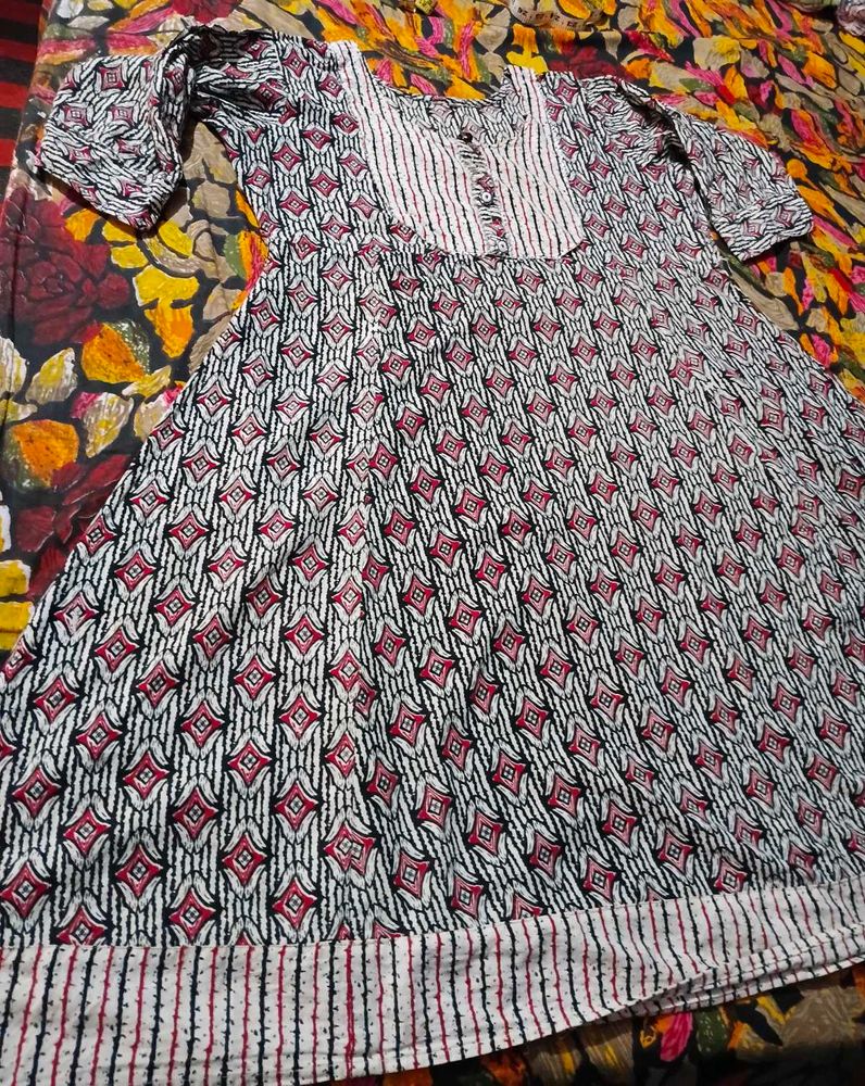 Printed Cotton Kurta