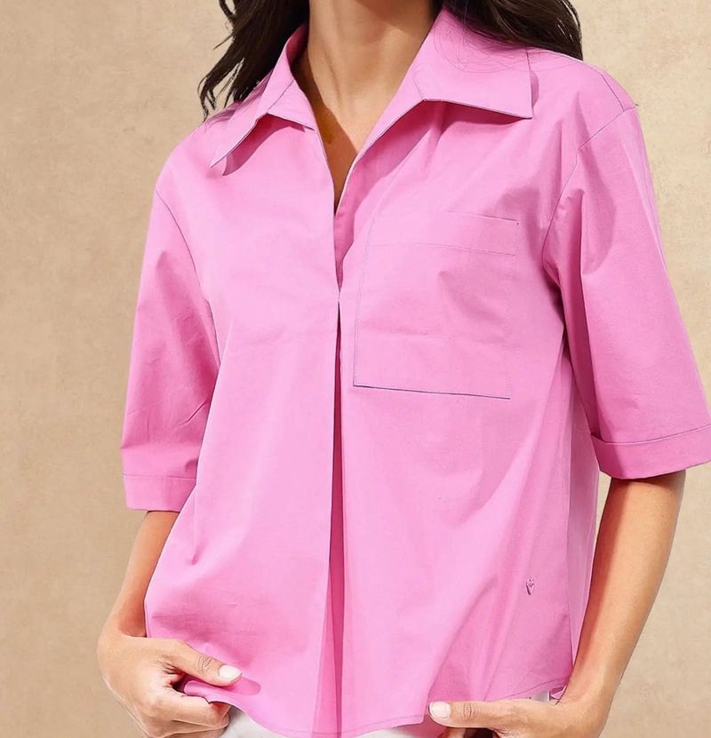 Rareism - Boxy Fit Half Sleeve Shirt