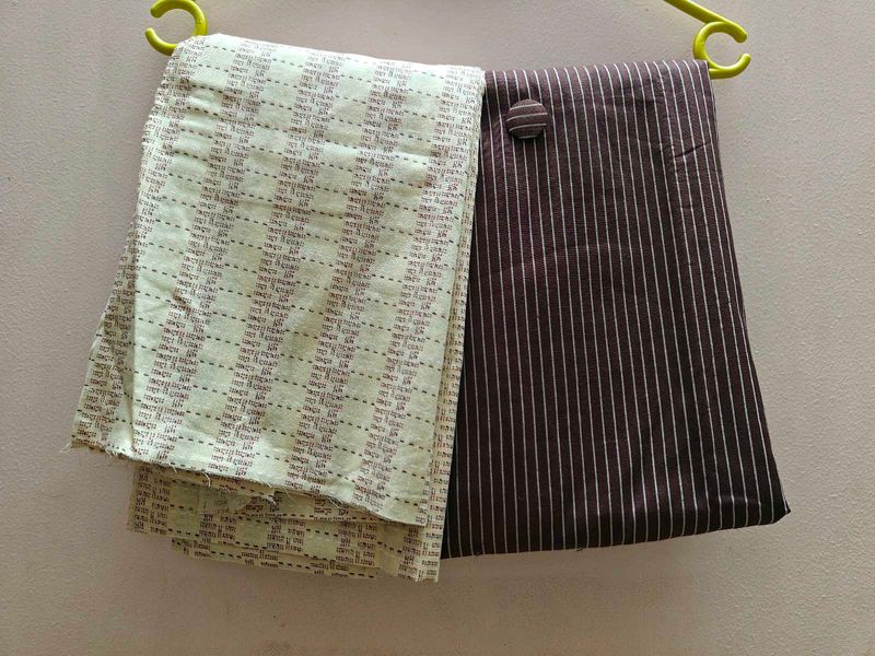 Unstitched cotton Dress material