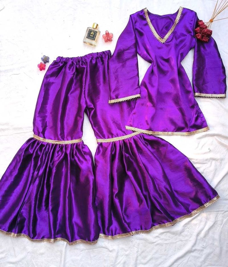 Festive Corset Kurta &amp; Garara Set 💜