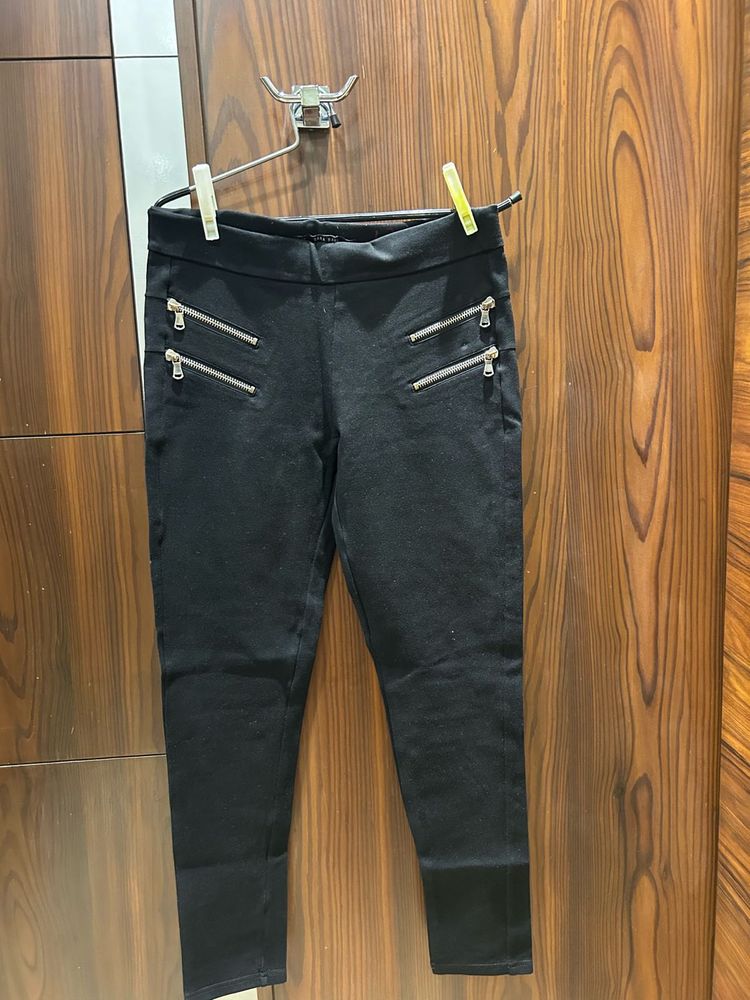 Zara Zipper Skinny Pants