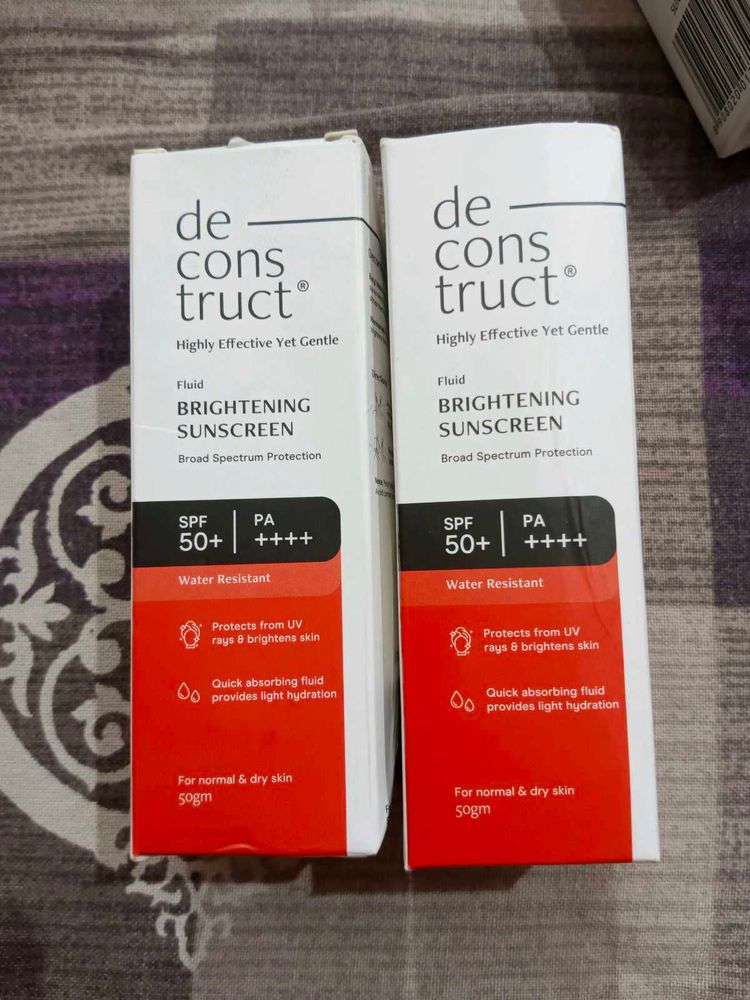 Deconstruct Brightening Sunscreen Fluid SPF 50+