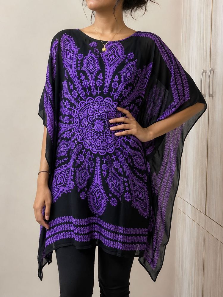 Boho printed Kaftan top