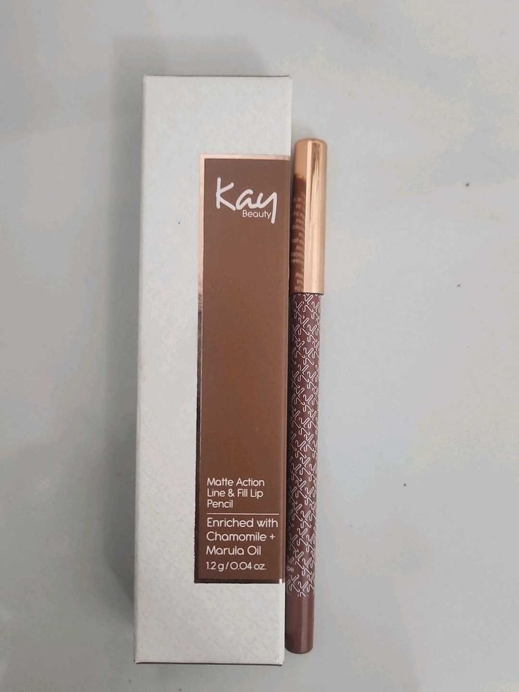 Kay Beauty Matte action lip liner shade hype