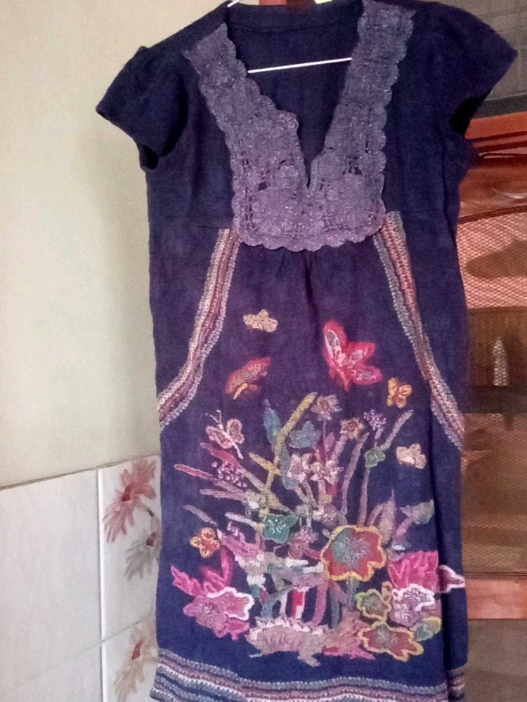 Bohemian Floral Print Dress