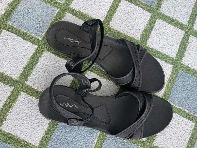 Comfortable Black WalkPride Sandals