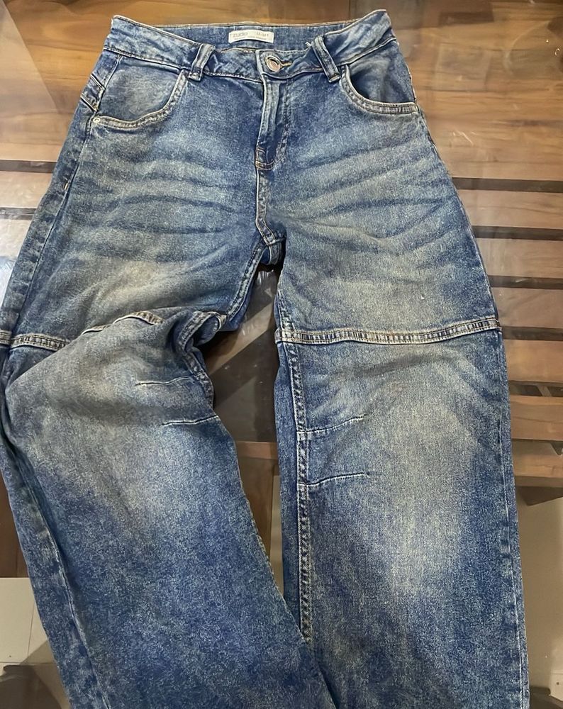 Stylish Blue Wash Denim Jeans