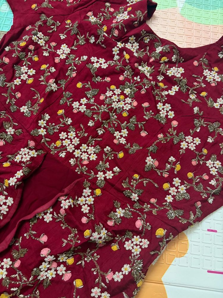 Ready to wear saree with attached blous