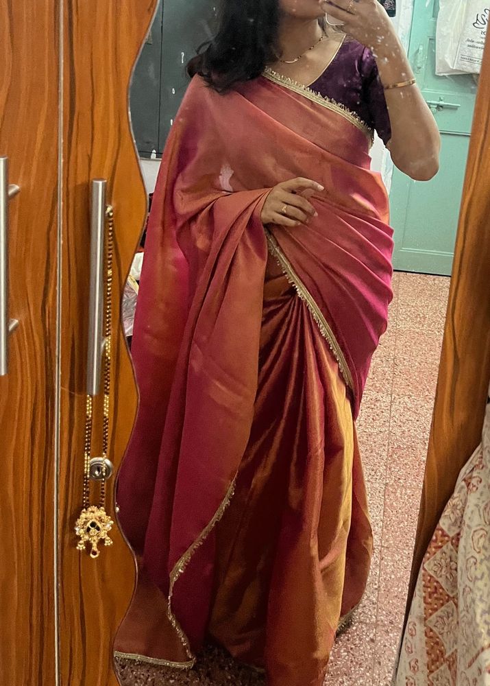 Beautiful saree with blouse
