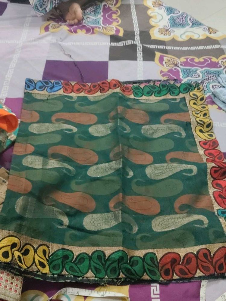 Green Paisley Dupatta