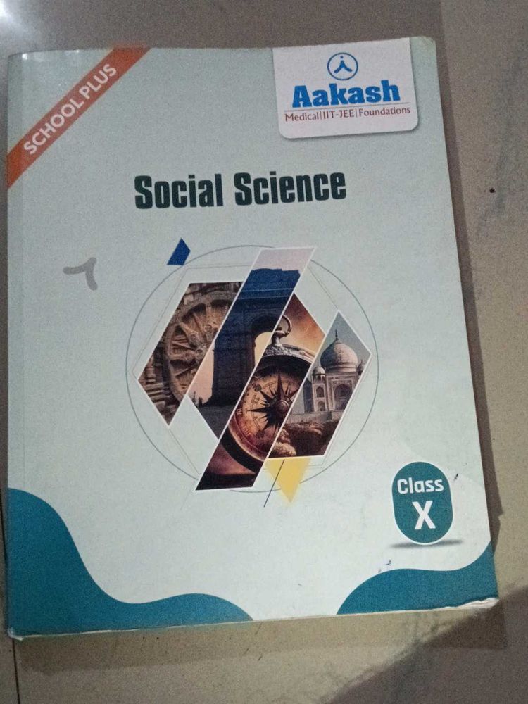 Aakash Social Science Class 10 Book