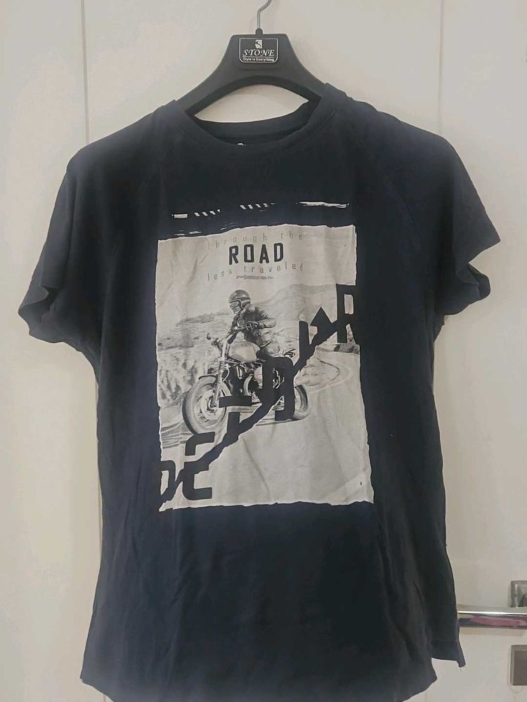 Round Neck Cotton T Shirt