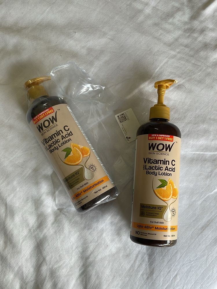1 Bottle Wow, vitamin C body lotion