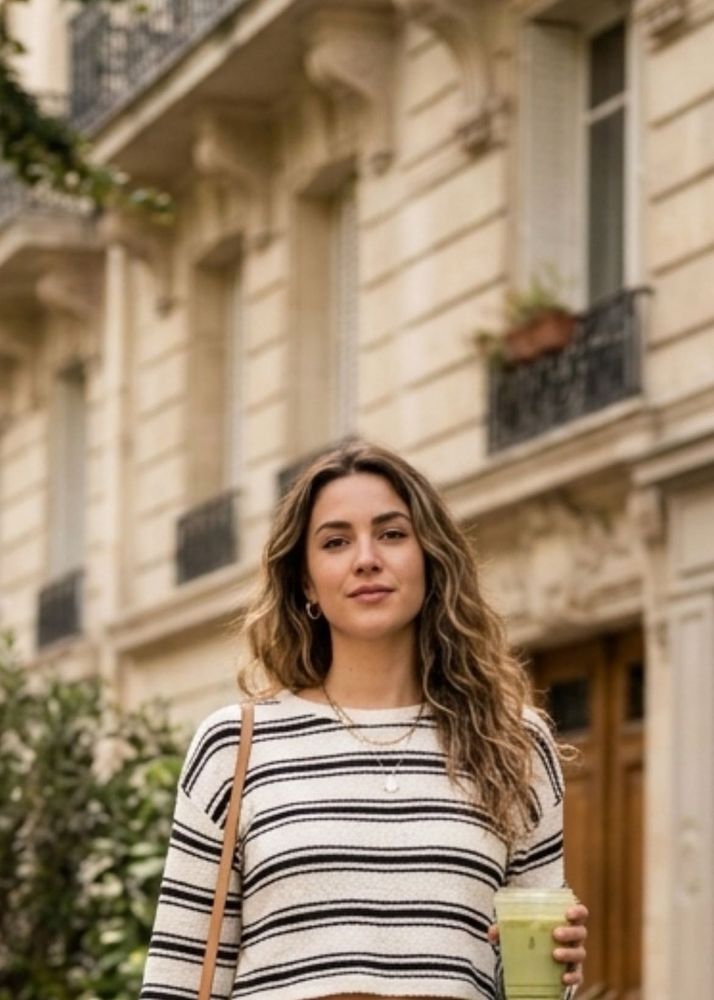 Chic Striped Long Sleeve Top