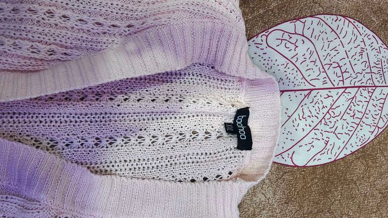 Boohoo Ombre Knit Cardigan