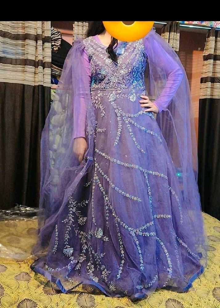 Sparkling Lavender ball Gown