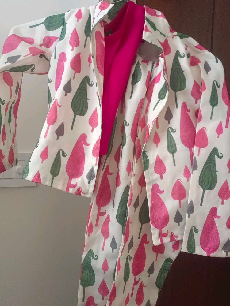 Chic Printed Blazer