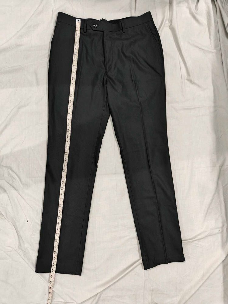 Charcoal Pinstripe Formal Pants