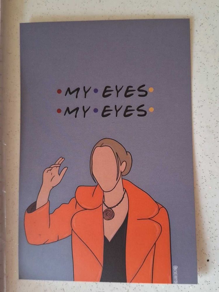 Friends Inspired "My Eyes" Poster