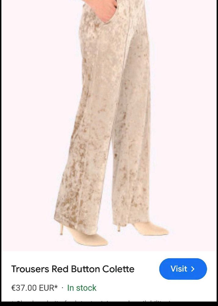 Colette Velvet Wide Leg Pants