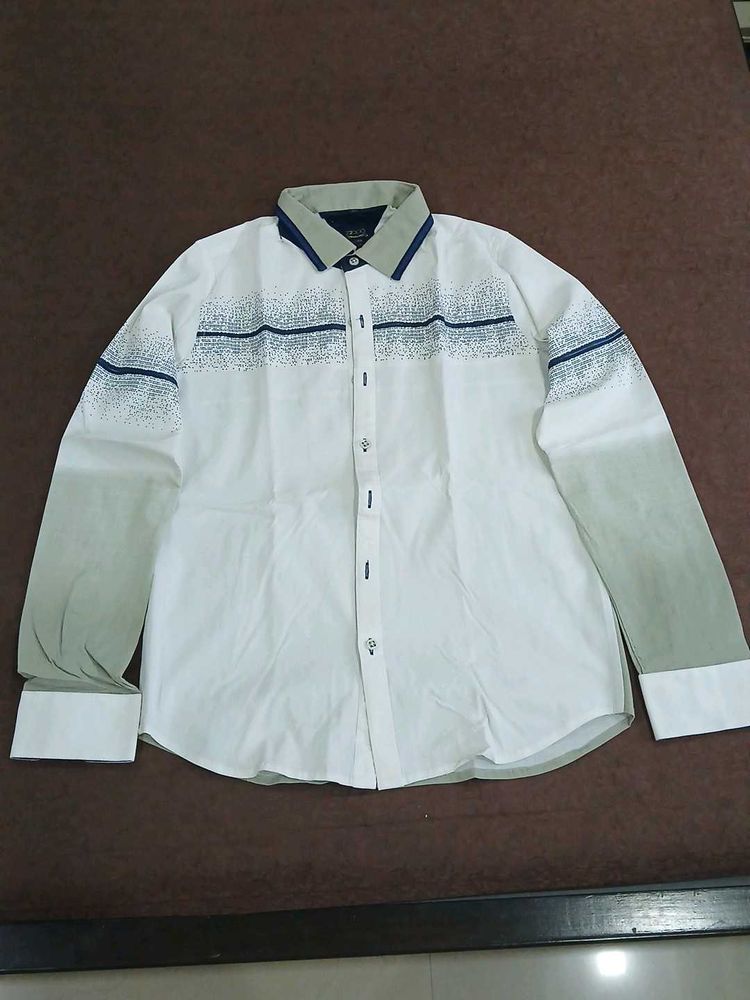 Stylish White Men's Shirt