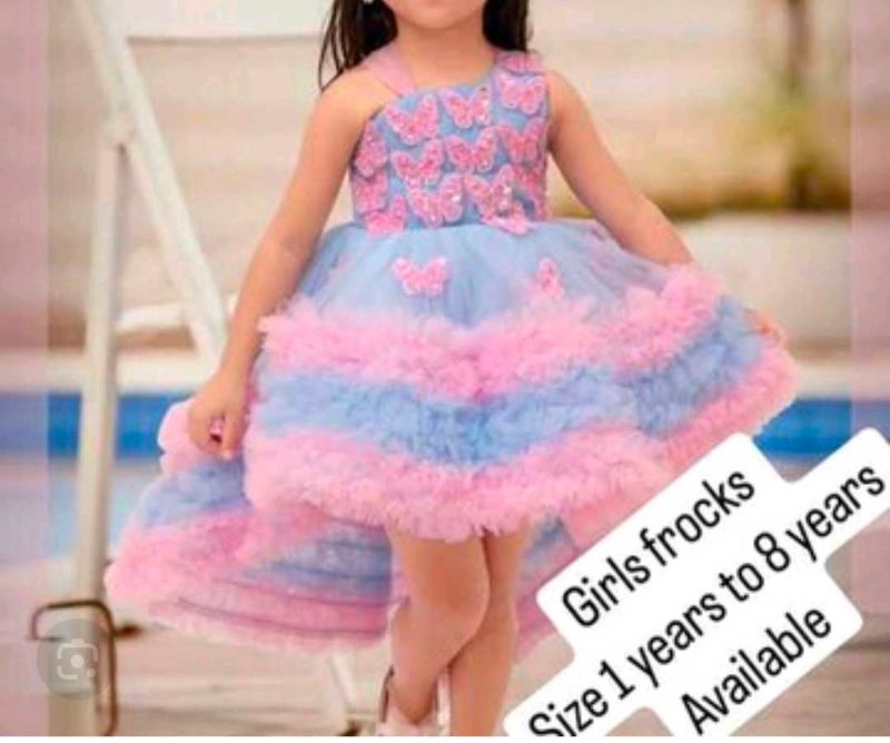 Very Fancy Cute Net Party Layers Frock