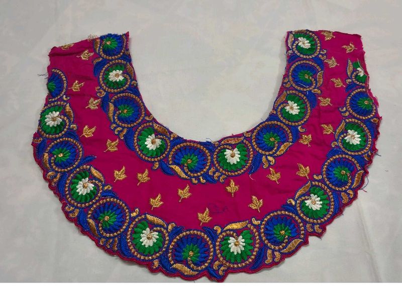 Stunning Embroidered  Neckline patch