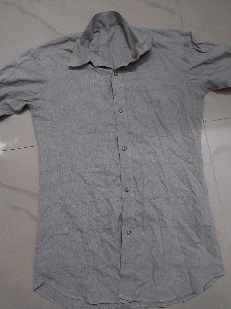 Men's Casual Grey Shirt