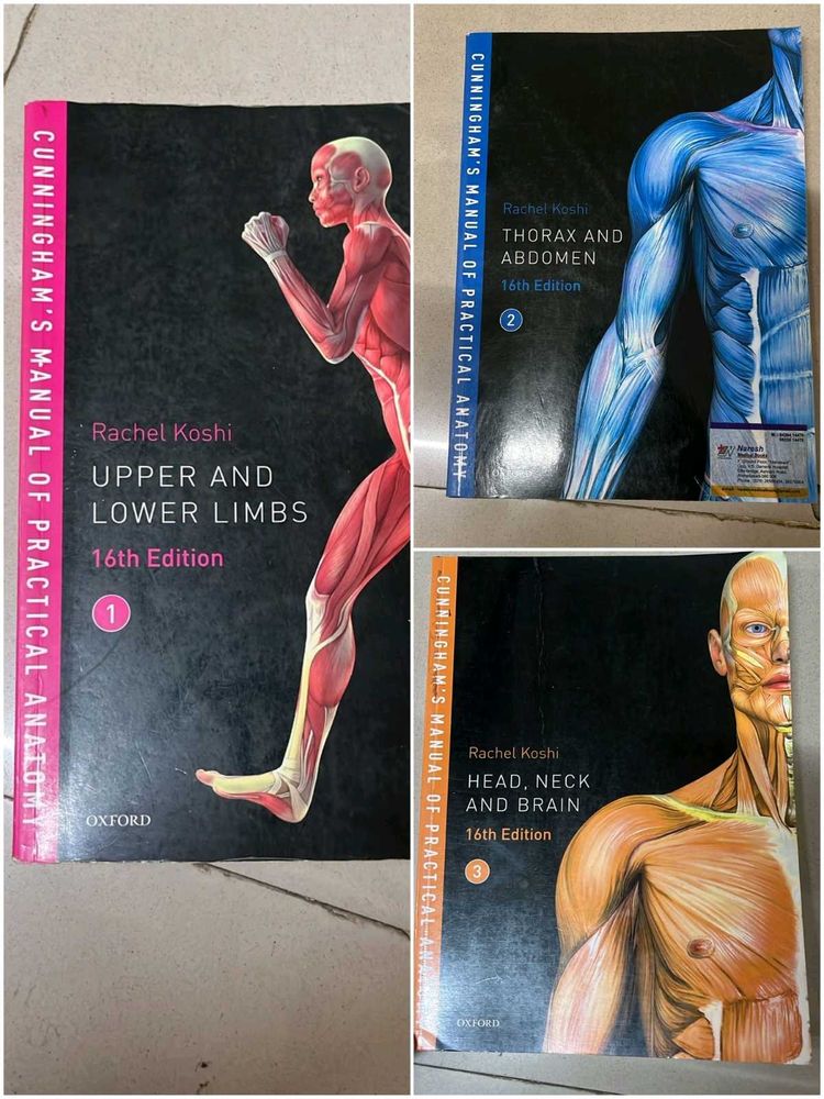 Cunningham's Manual Practical Anatomy 1 2 3