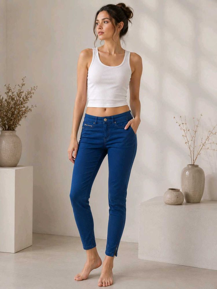 ZARA Vintage Rare-to-Find Royal Blue Denim Jeans