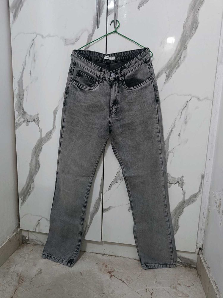 Freakins Grey Denim Jeans