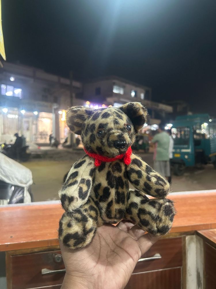 Leopard Print Teddy Bear