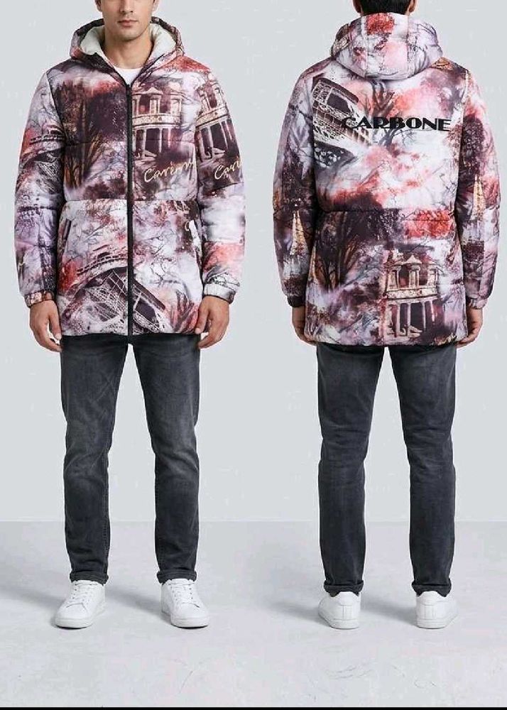 Unique Printed Puffer Jacket