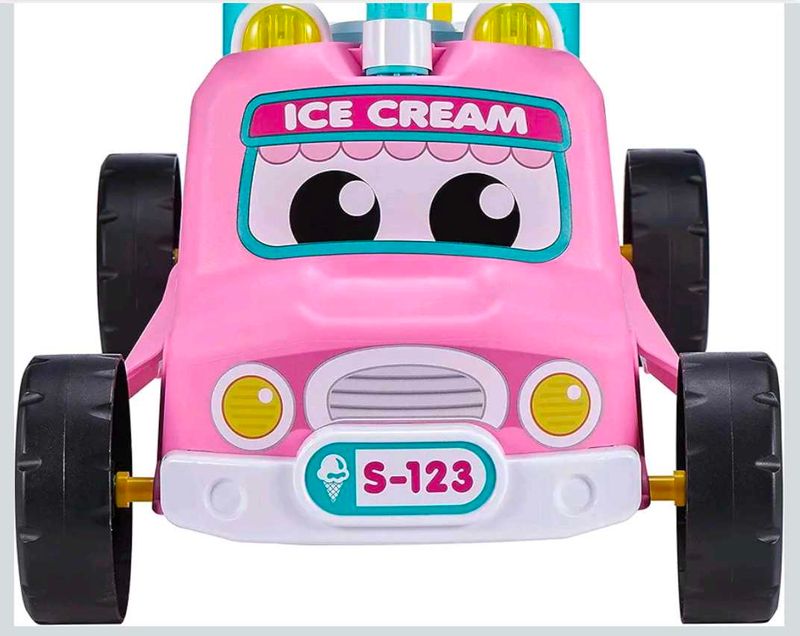 Pink Ice Cream Toy Truck