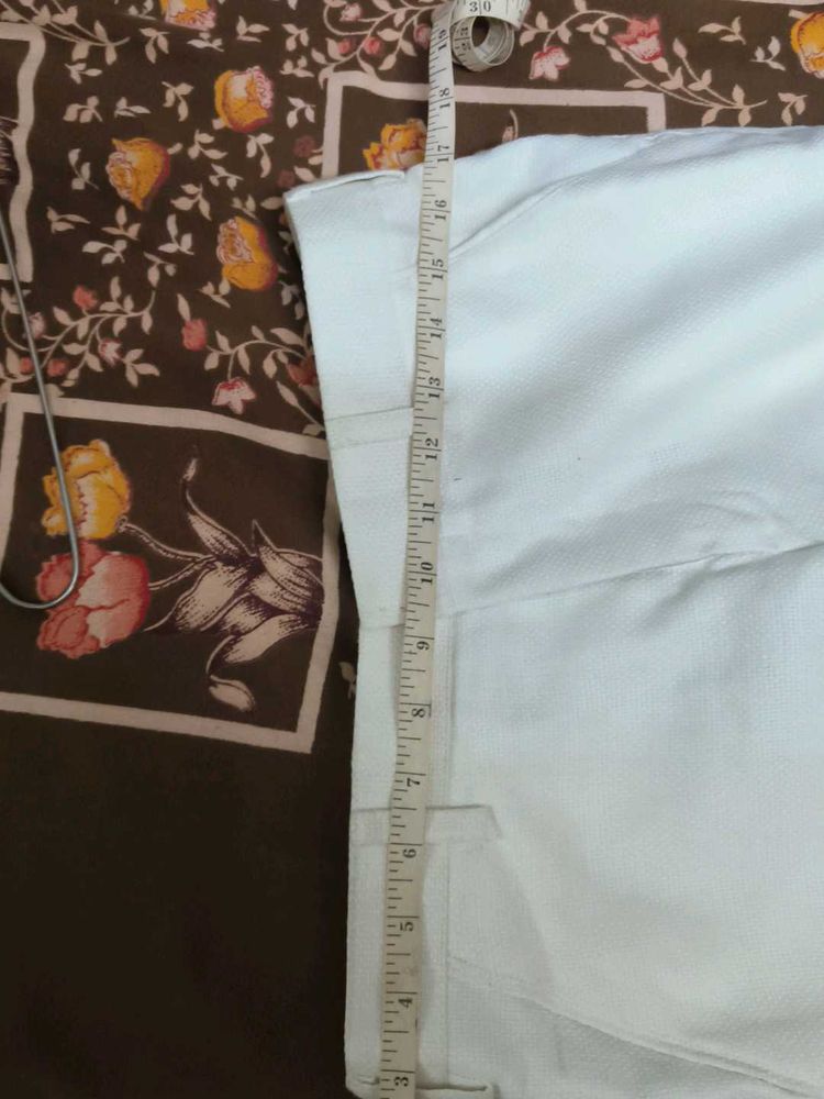 Classic White Trousers