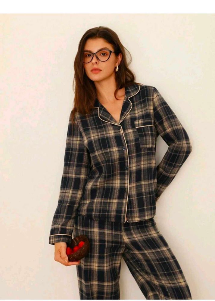 Cozy Plaid Pajama Set