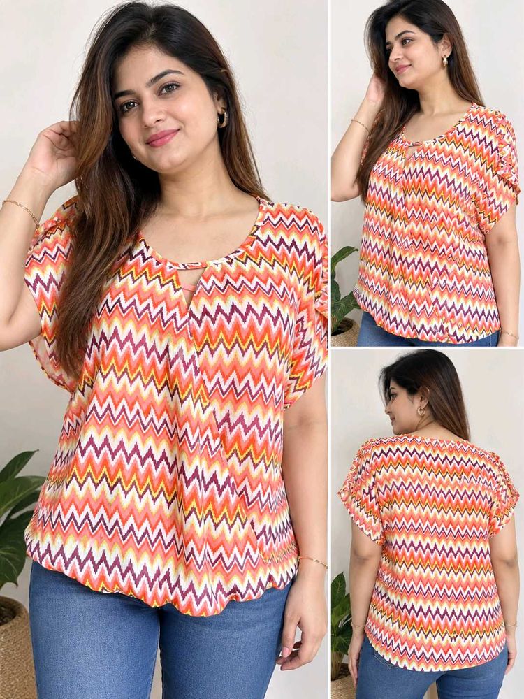 🔥 MEGA SALE 🔥Chevron Print Top 40"-42" Size L-XL